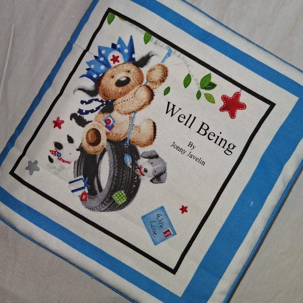 Get Well‎ Soon Fabric Book Baby Toddler Interactive Quilted Soft Play Book